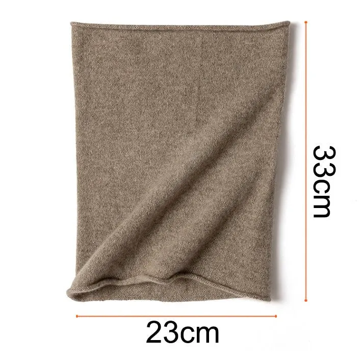 100% Cashmere Infinity Scarf Cashmere Neck Gaiter Seamless Loop Scarf