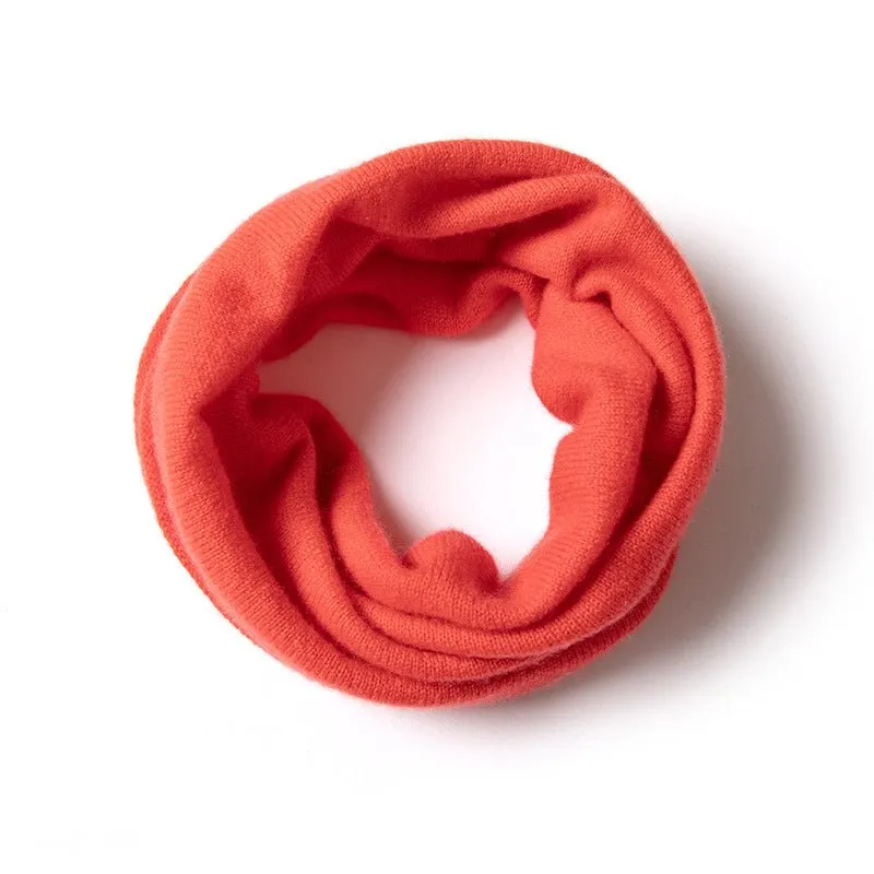 100% Cashmere Infinity Scarf Cashmere Neck Gaiter Seamless Loop Scarf