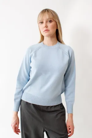Allude Cotton Cashmere RD Crew Sweater