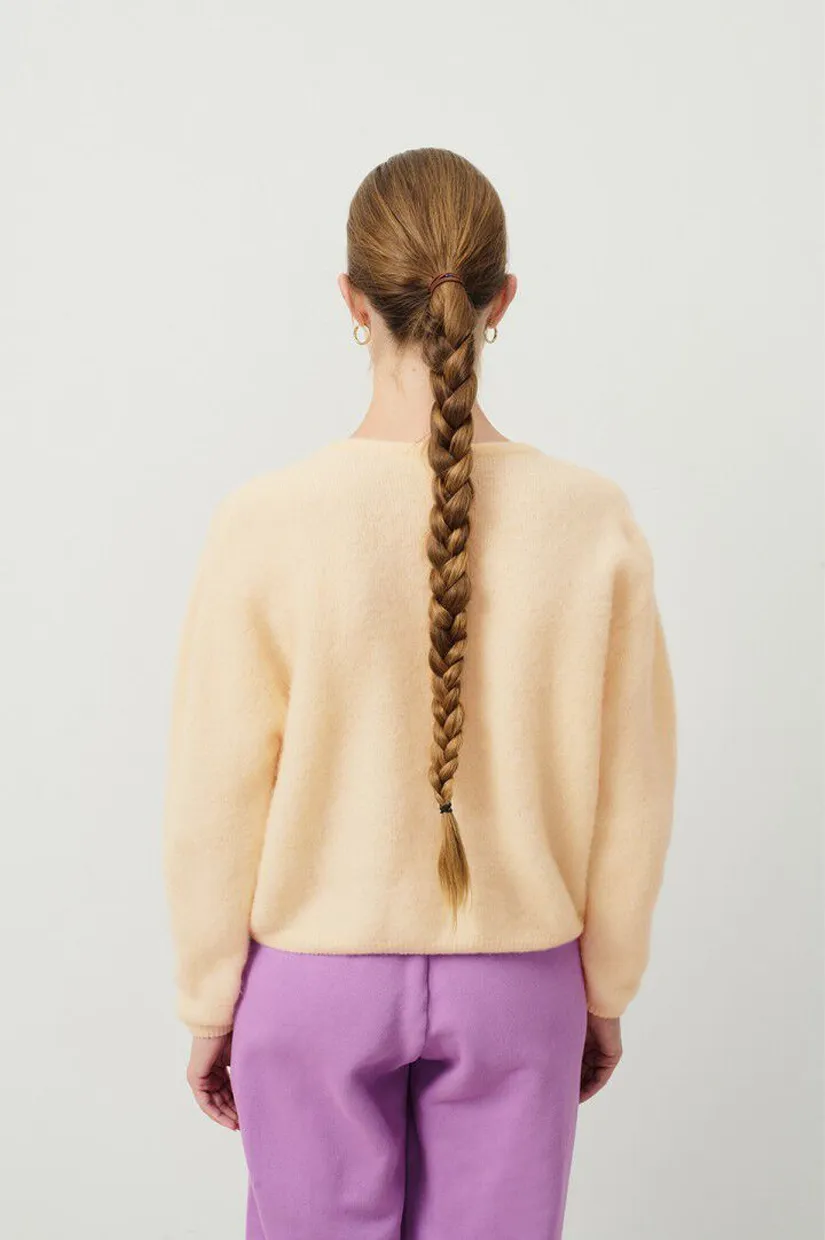 American Vintage Cardigan Vitow - Cheesecake Melange