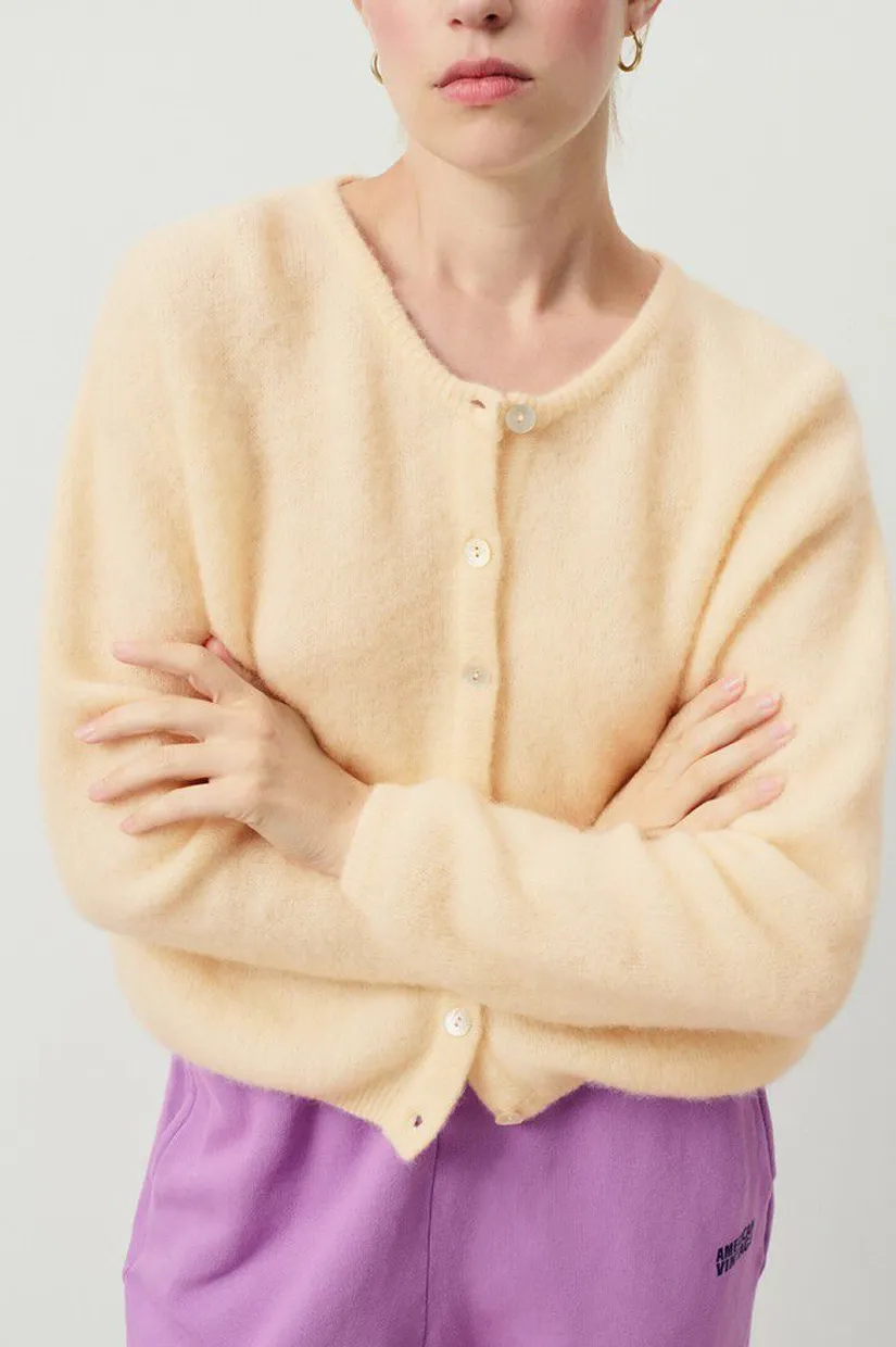 American Vintage Cardigan Vitow - Cheesecake Melange