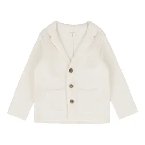 Analogie Knit Crest Blazer - Cream