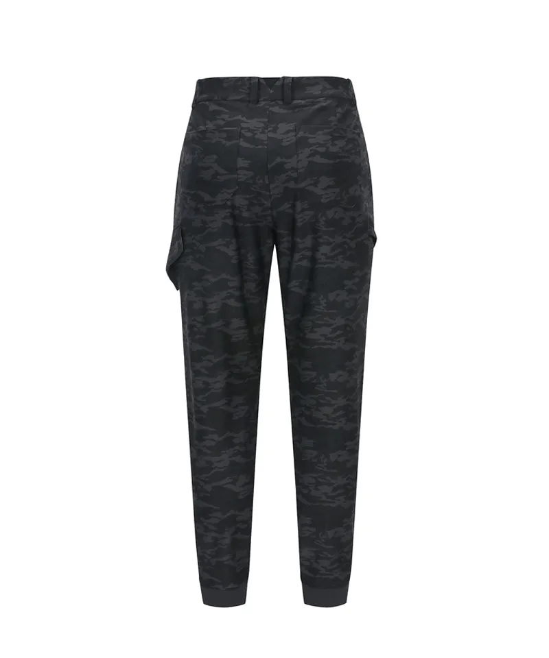 ANEW Golf Men's Camo Pattern Jogger Long Pants - Charcoal Gray