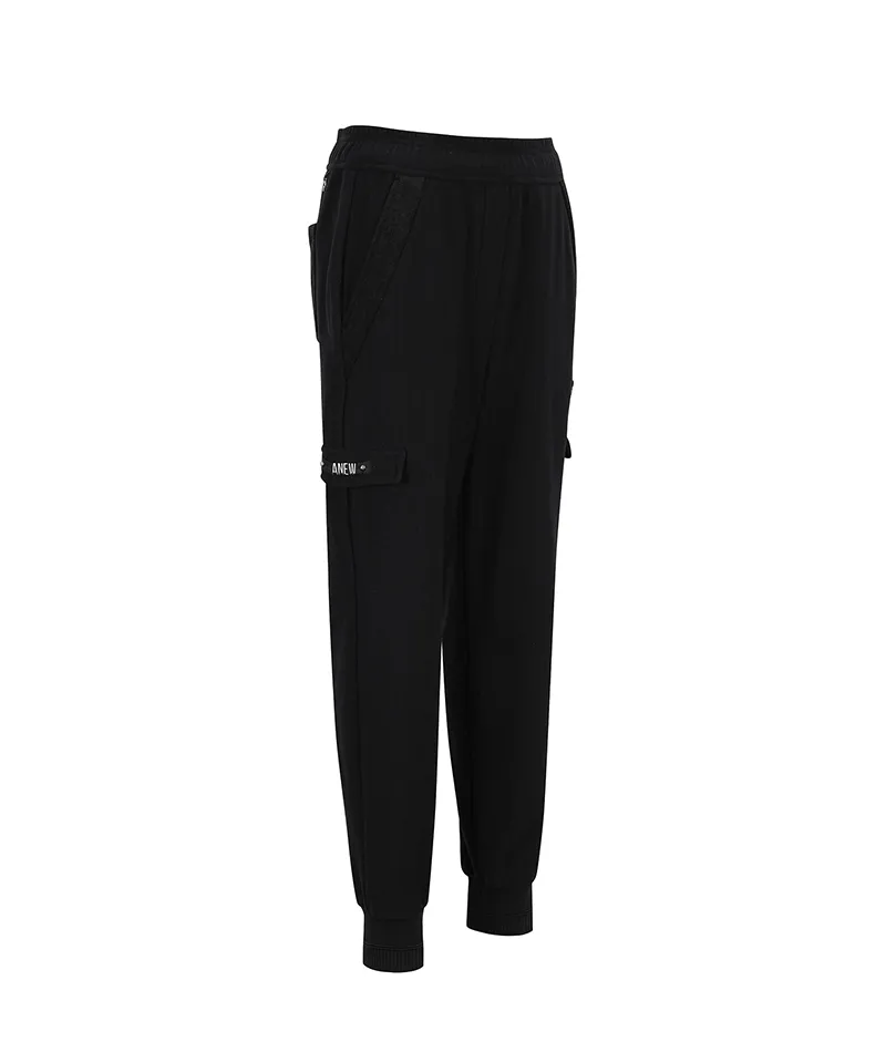 ANEW Golf Women Fleece Mix Set UP Jogger L/PT - Black