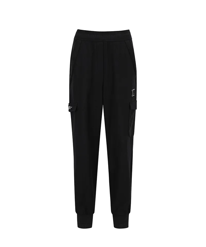ANEW Golf Women Fleece Mix Set UP Jogger L/PT - Black