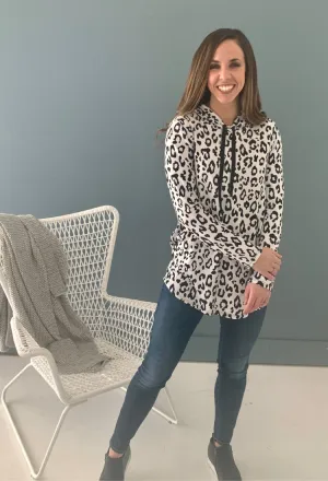 Animal Print Hoodie-2 Colors