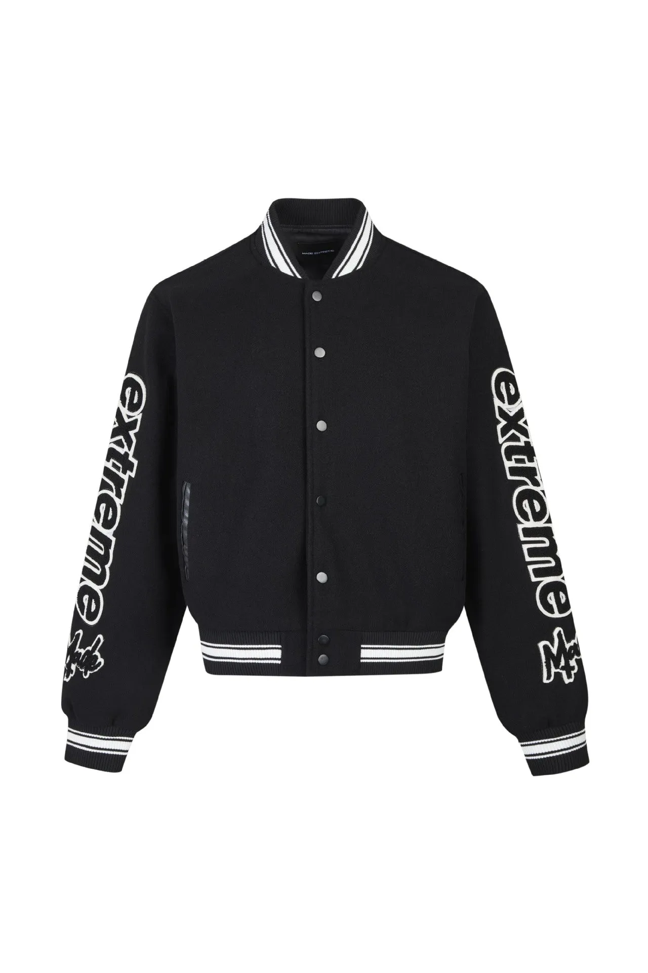 Autumn And Winter American Street Alphabet Baseball Suit Alphabet Embroidered Jacket Woolen Top Jacket