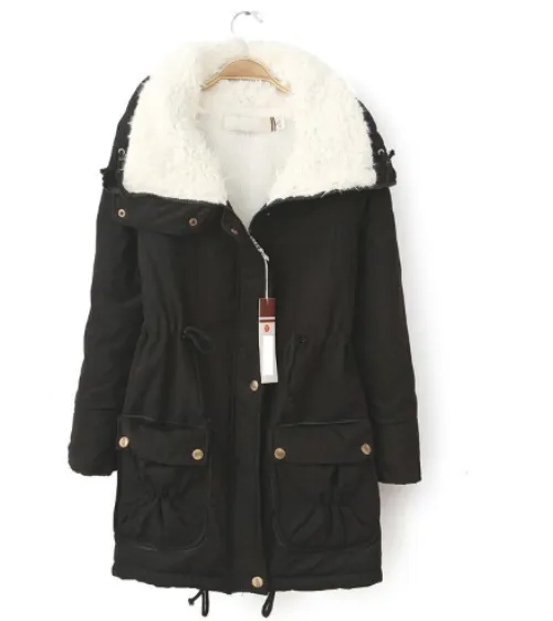 Autumn Winter Jacket Coat Women Parka Woman Clothes Solid Long Jacket Slim Plus Size Women's Winter Jackets And Coats