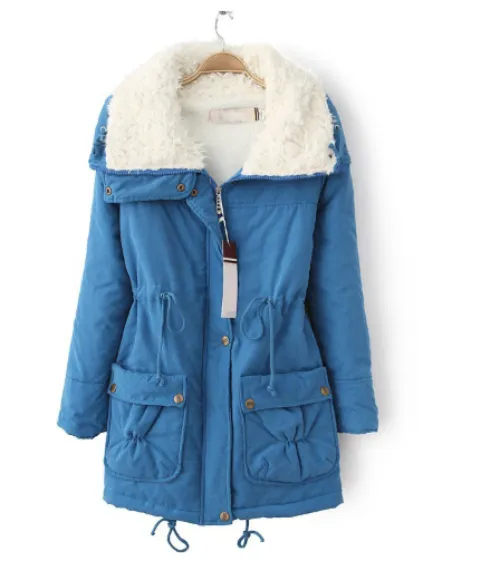 Autumn Winter Jacket Coat Women Parka Woman Clothes Solid Long Jacket Slim Plus Size Women's Winter Jackets And Coats