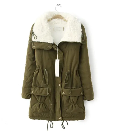 Autumn Winter Jacket Coat Women Parka Woman Clothes Solid Long Jacket Slim Plus Size Women's Winter Jackets And Coats