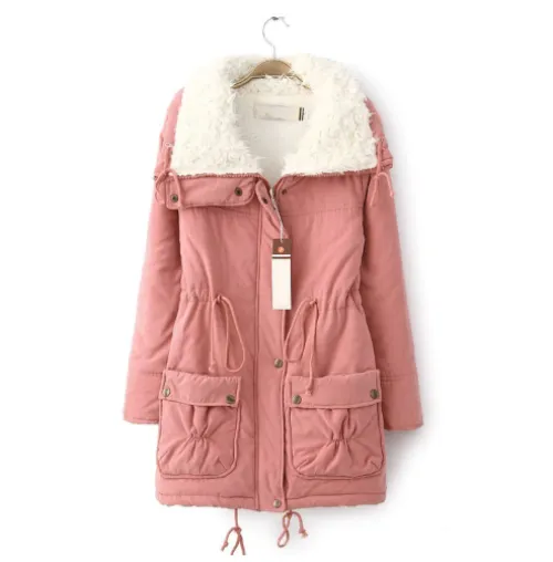 Autumn Winter Jacket Coat Women Parka Woman Clothes Solid Long Jacket Slim Plus Size Women's Winter Jackets And Coats