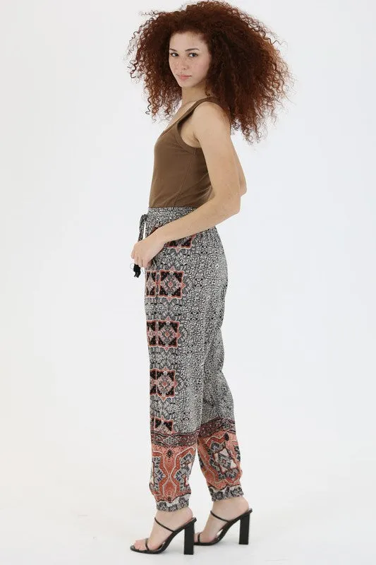 AVERY MIX PRINT JOGGER PANTS