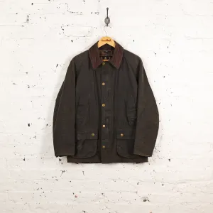 Barbour Ashby Wax Jacket - Brown - S