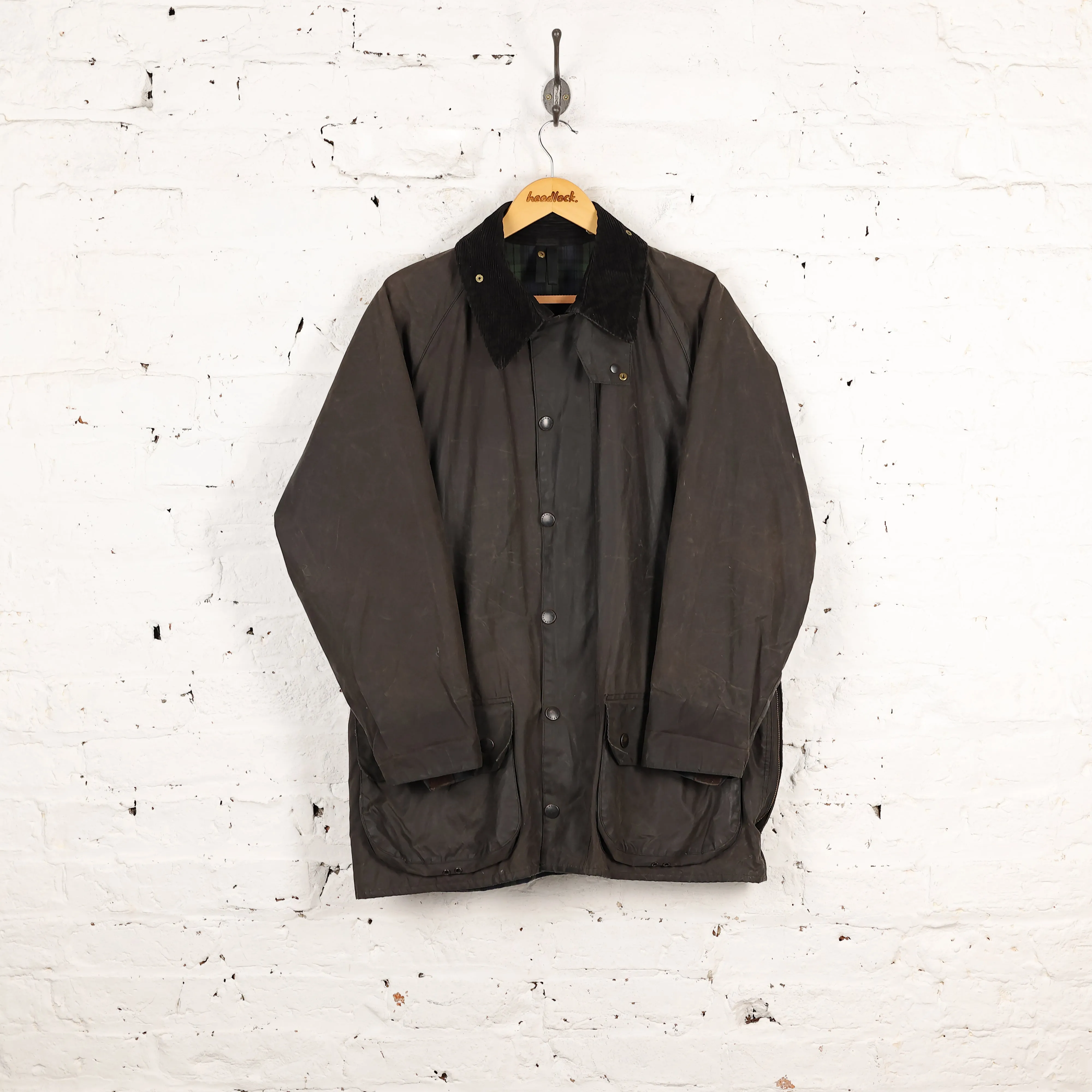 Barbour Beaufort Wax Jacket - Green - M