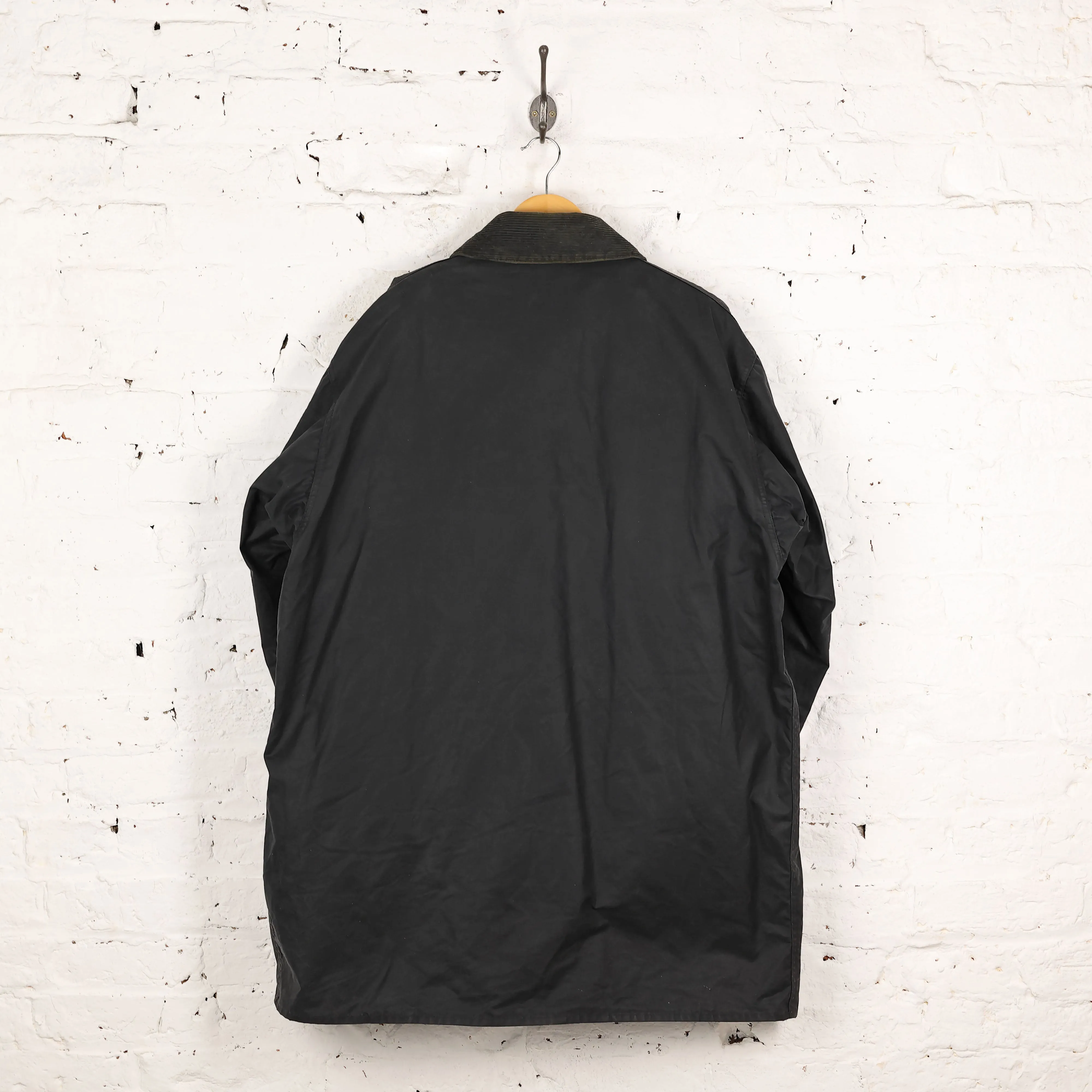 Barbour Border Wax Jacket With Lining - Blue - XXL
