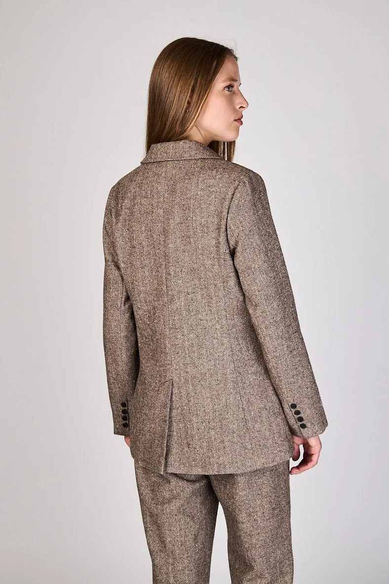 Blazer Formal Mia Café Eclipse