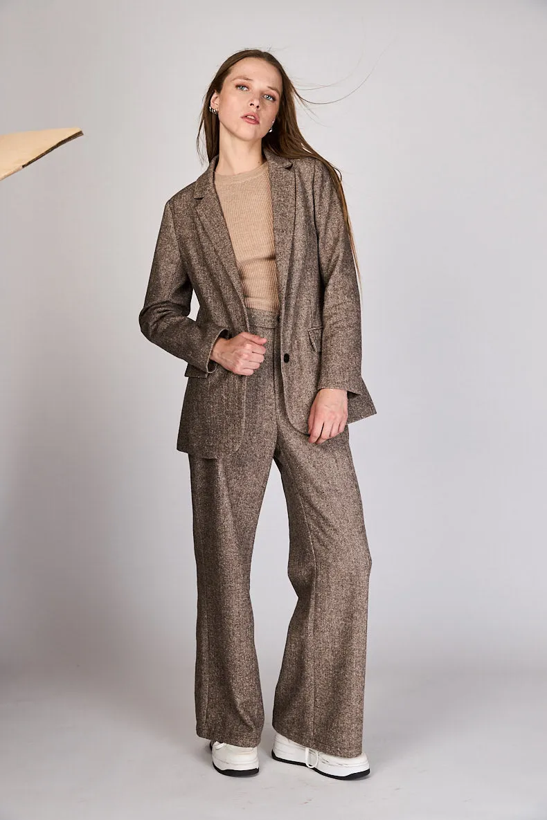 Blazer Formal Mia Café Eclipse
