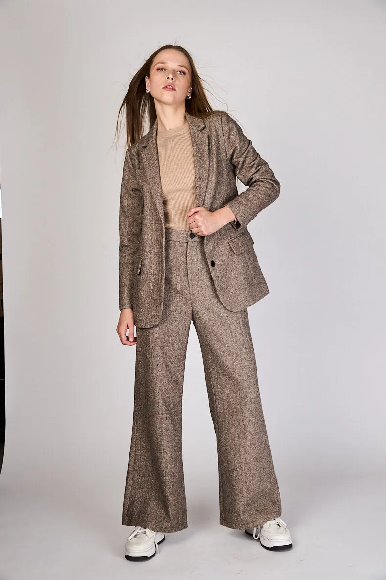 Blazer Formal Mia Café Eclipse