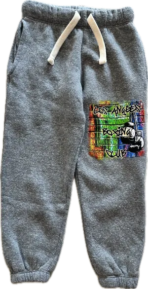 Californian Vintage- Street Art Sweatpants (Heather Grey)