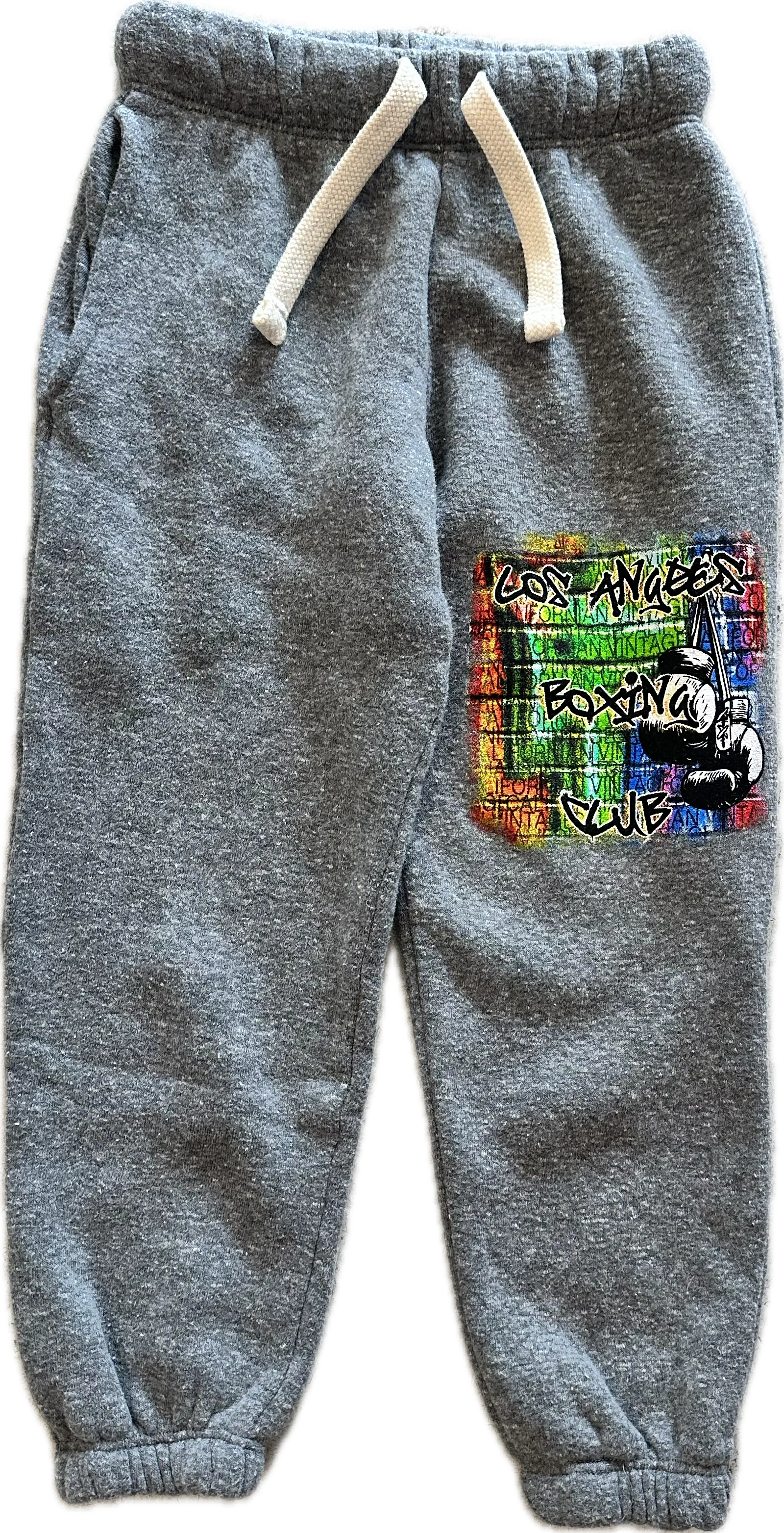 Californian Vintage- Street Art Sweatpants (Heather Grey)