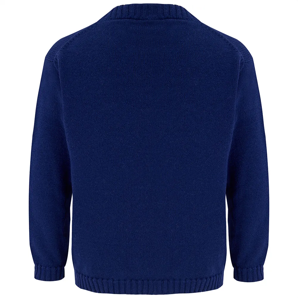 Camden Personalised Cashmere Sweater for Children - Navy Blue