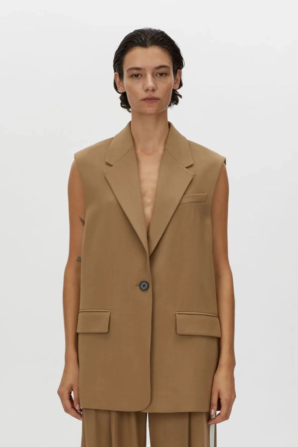 Camilla and Marc Balsam Blazer in Camel