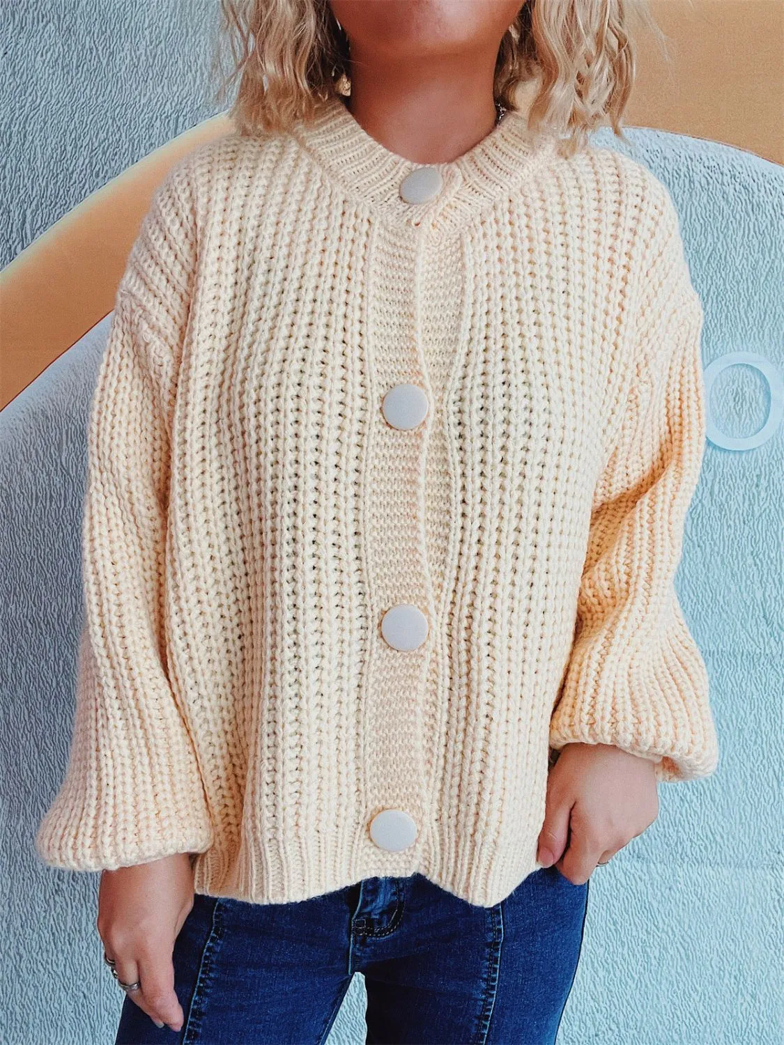 Camilla Button Up Long Sleeve Cardigan- Deal of the Day!
