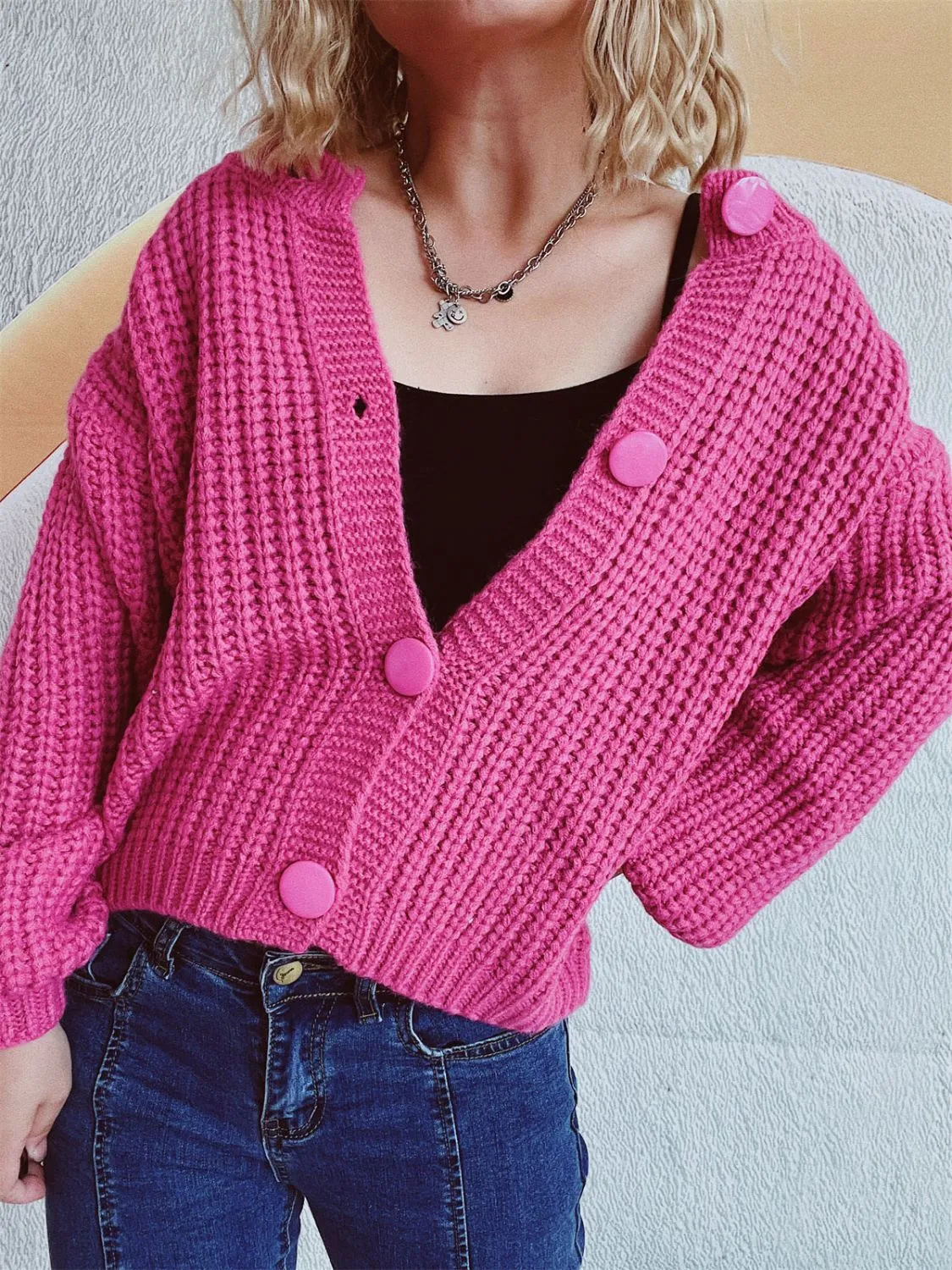 Camilla Button Up Long Sleeve Cardigan- Deal of the Day!