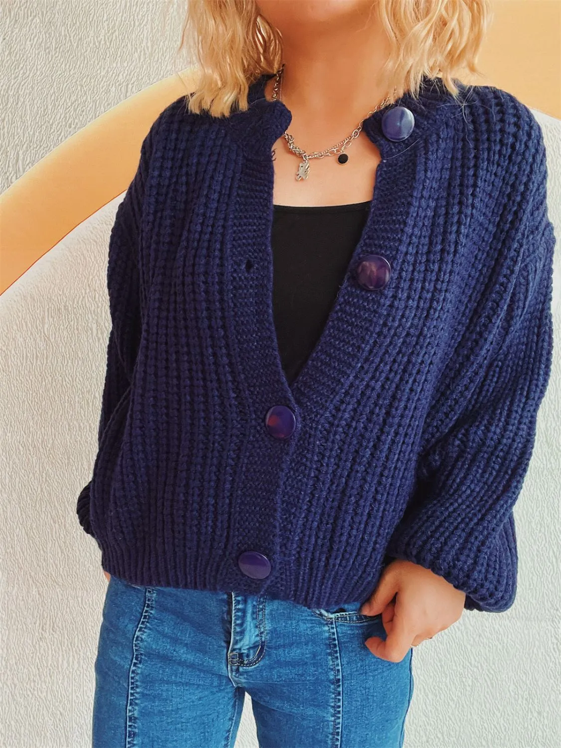 Camilla Button Up Long Sleeve Cardigan- Deal of the Day!