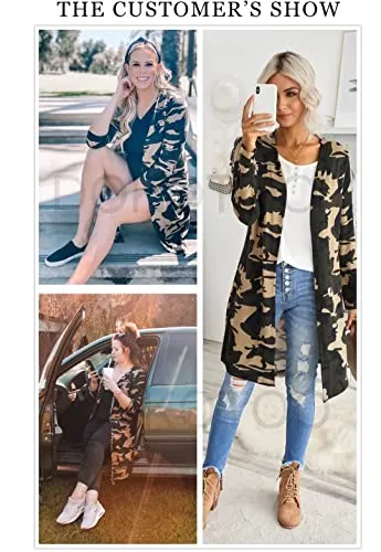 Camouflage Chunky Cardigan