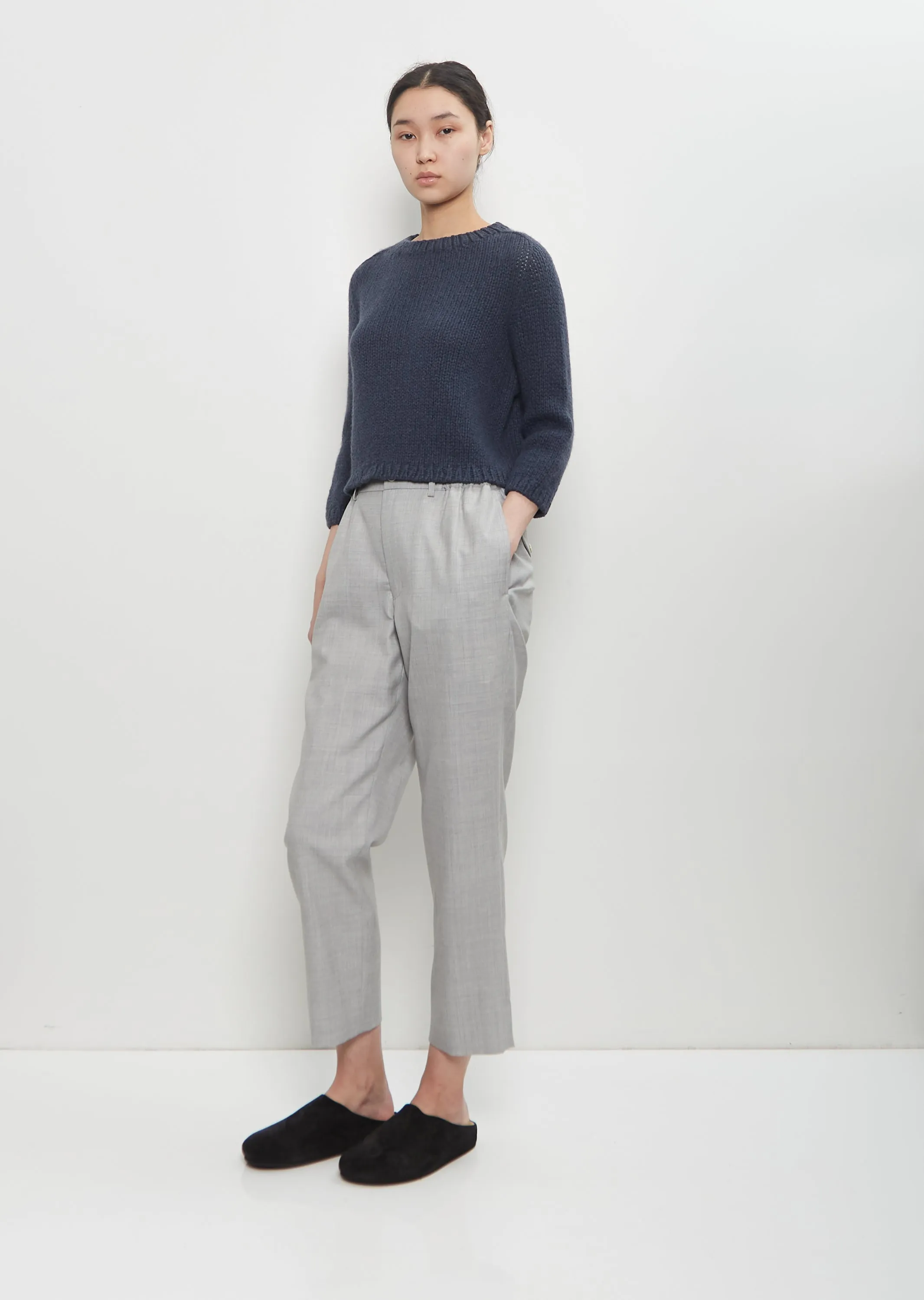 Cashmere Bibi Sweater — Dark Denim
