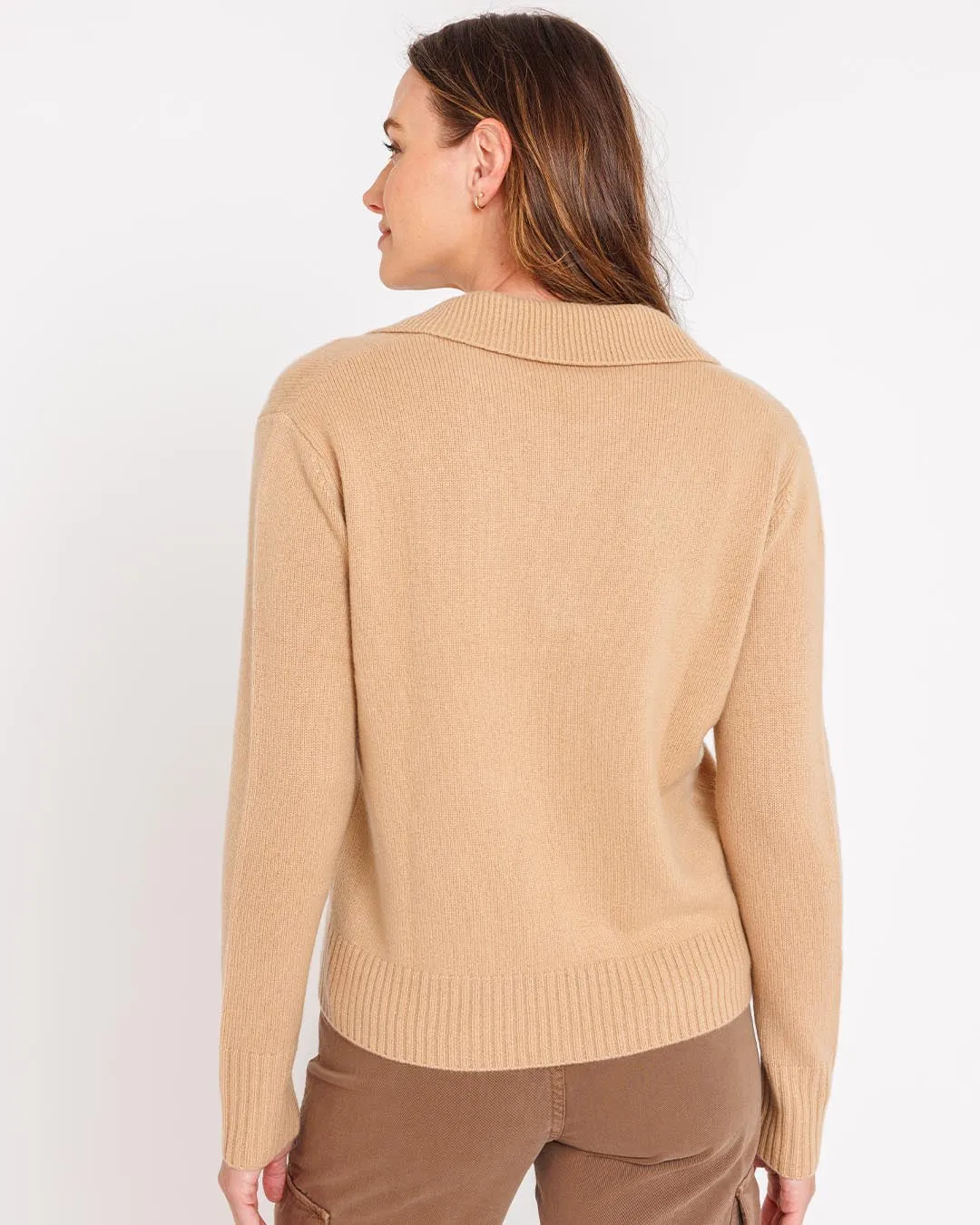 Cashmere Polo Crew