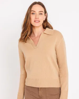 Cashmere Polo Crew