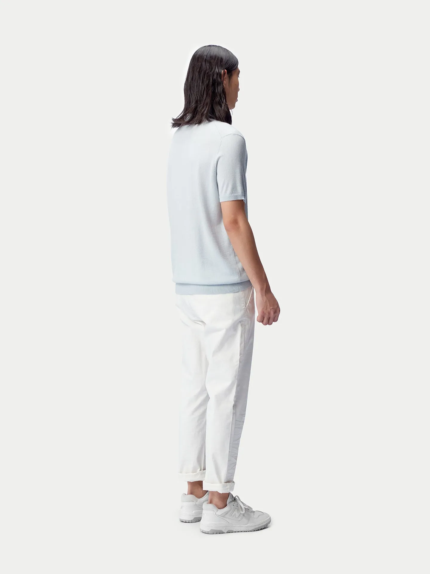 Cashmere Silk Polo Shirt