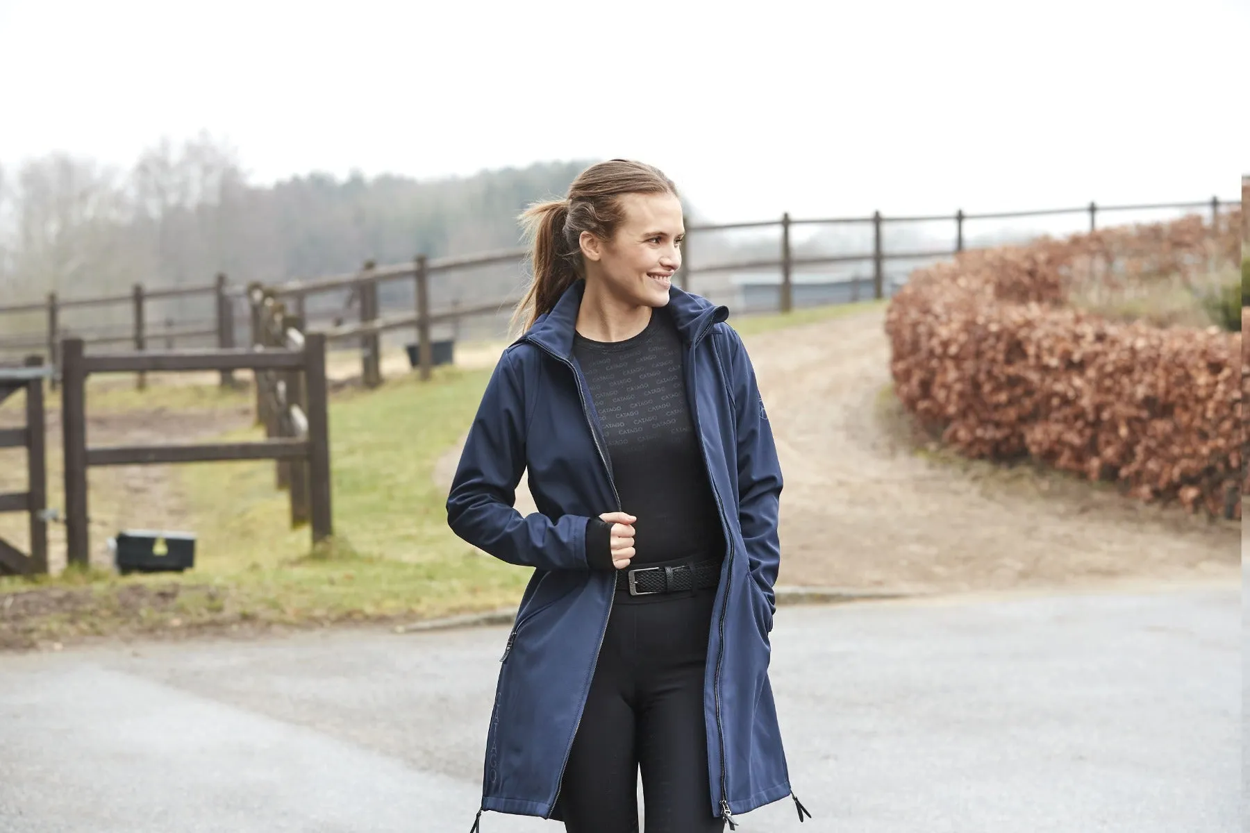 Catago Ladies Abby Long Softshell Jacket