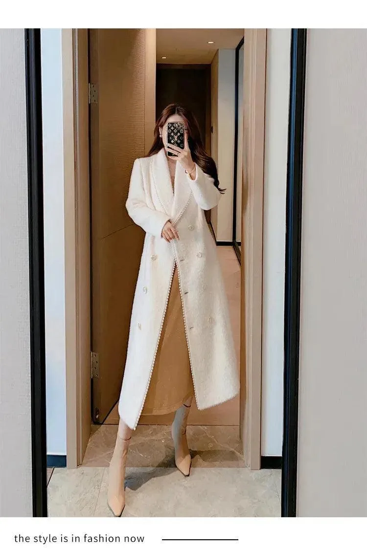 Chic Women's Woolen Wrap Coat