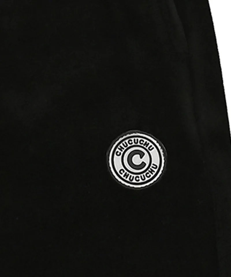 CHUCUCHU Velour Pants - Black