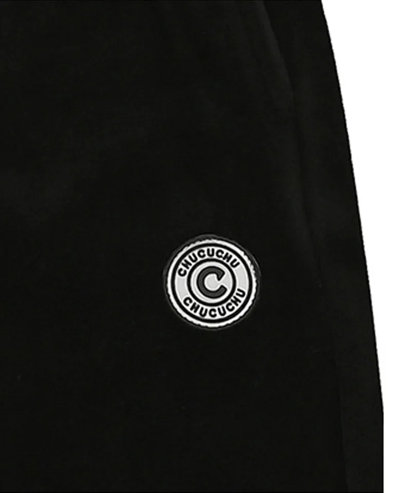 CHUCUCHU Velour Pants - Black