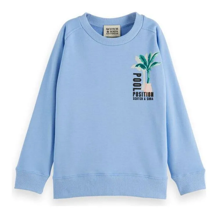 Crewneck Artwork Sweat - Cornflower