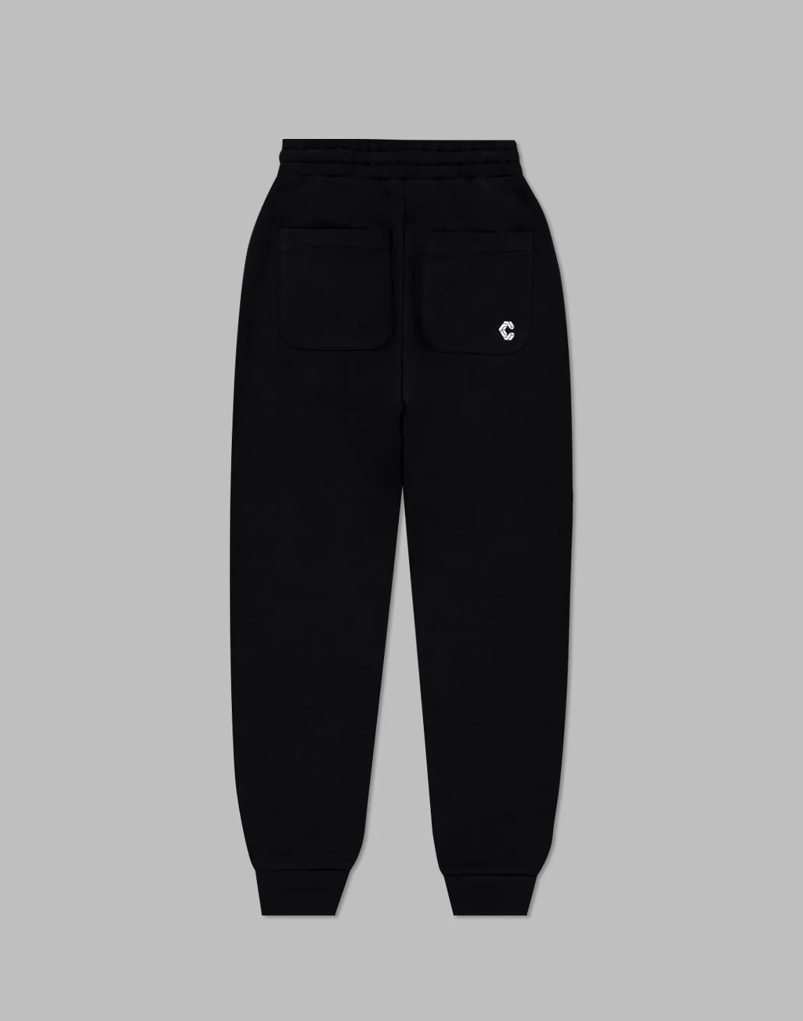 CRONOS WOMEN HEART LOGO SWEAT PANTS【BLACK】