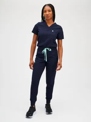 DEMI RE-GARDE™ - BLEU MYSTIQUE - Jogger Scrub Pants - FINAL SALE|| DEMI RE-GARDE™ - BLEU MYSTIQUE - Pantalon Jogger - VENTE FINALE