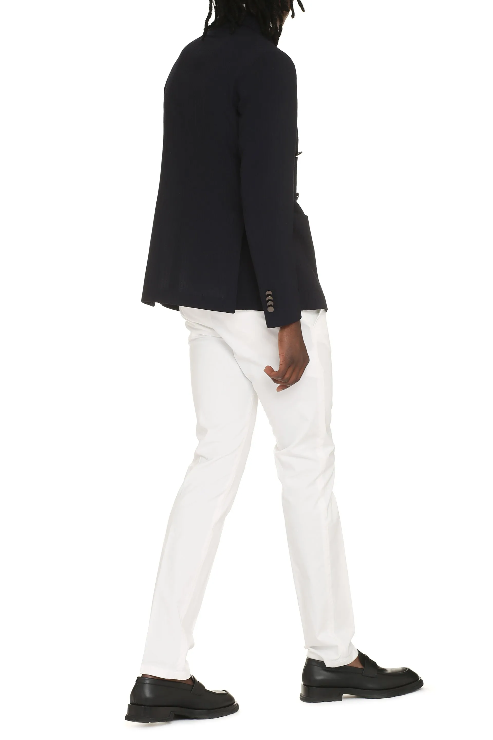 Double-breasted virgin wool jacket