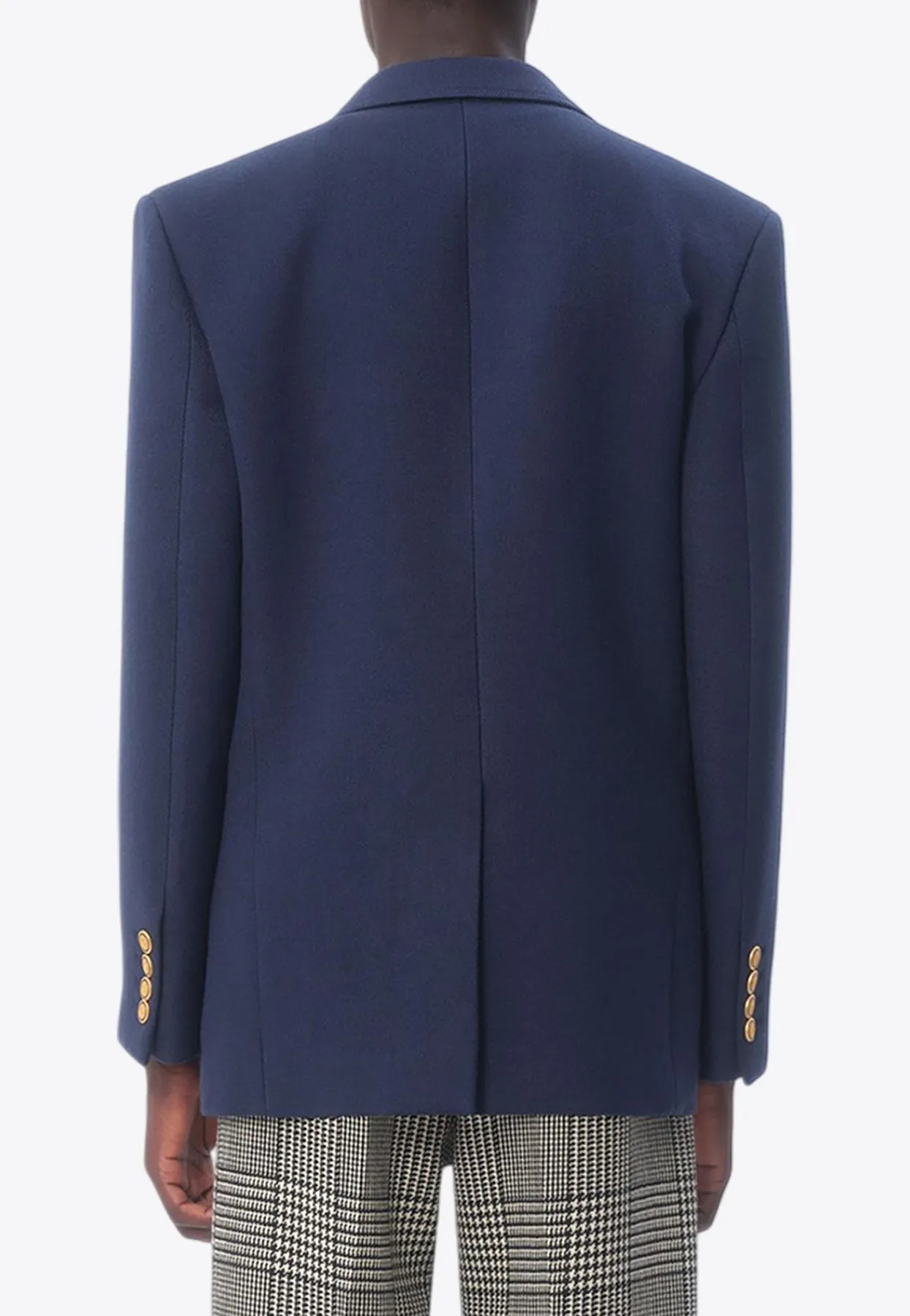 Double-Breasted Wool Blazer