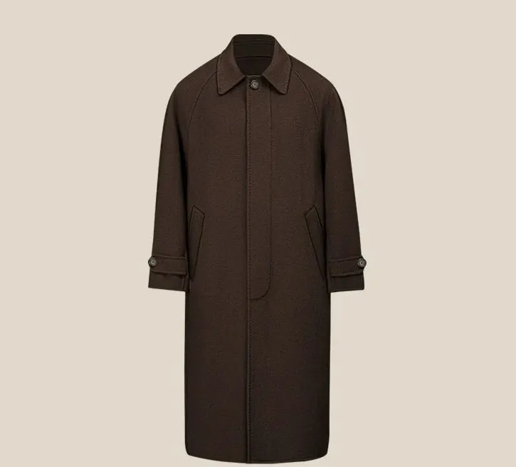 Double-Sided Wool Overcoat