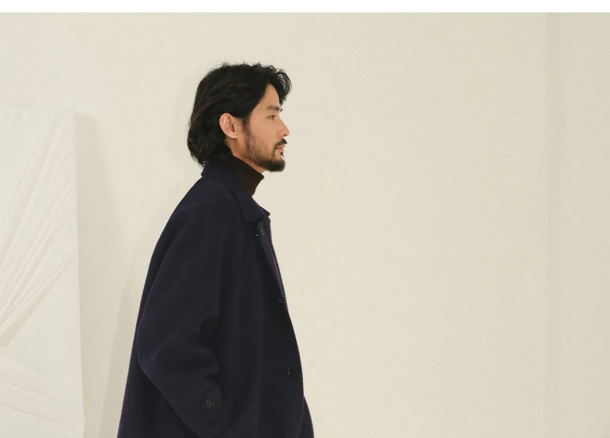 Double-Sided Wool Overcoat