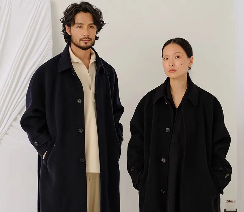 Double-Sided Wool Overcoat