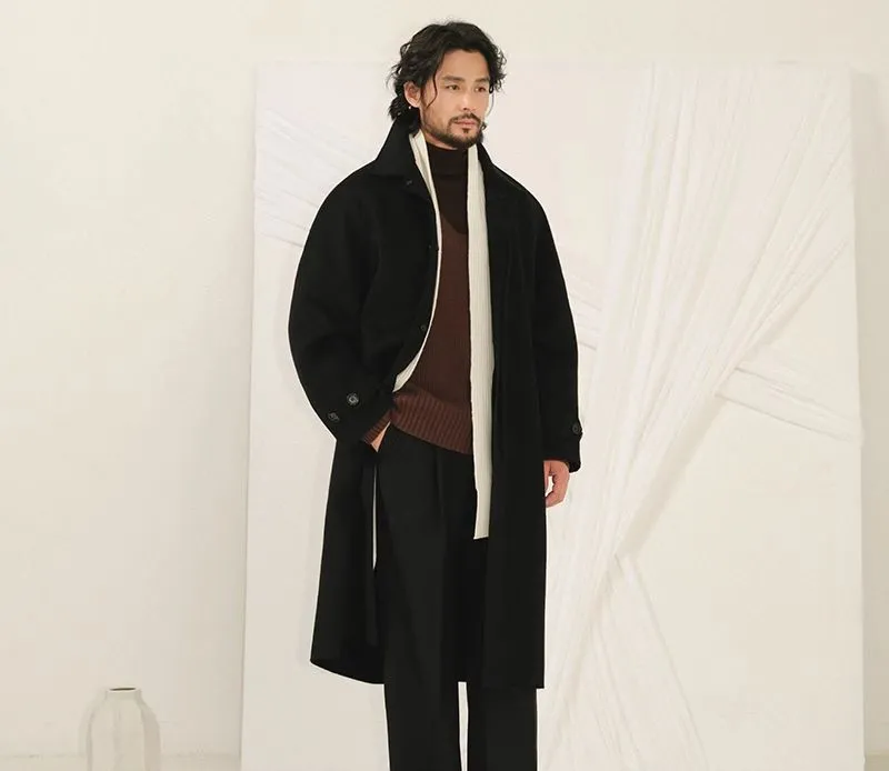 Double-Sided Wool Overcoat