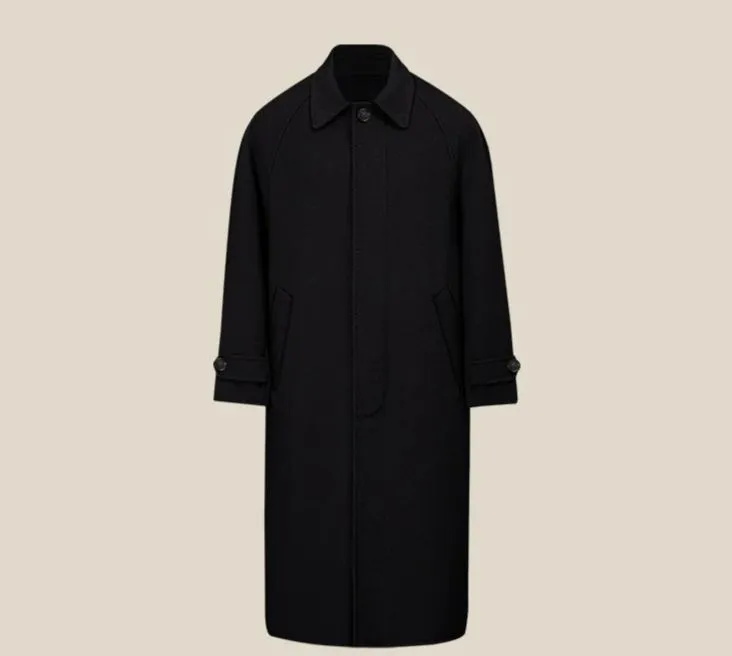 Double-Sided Wool Overcoat