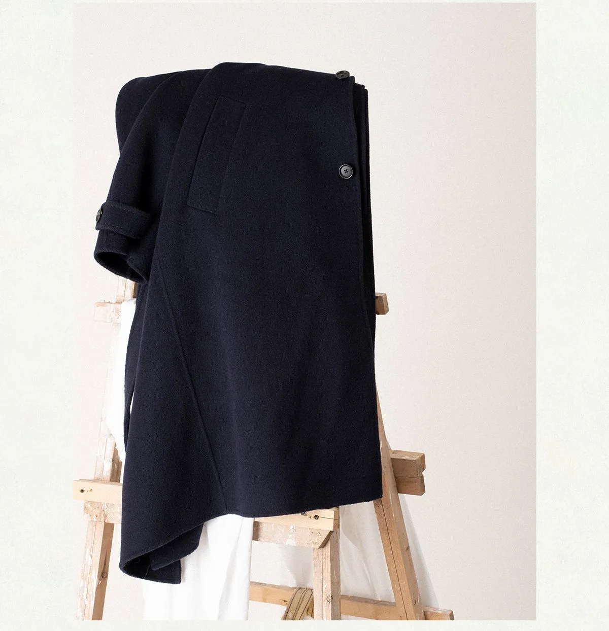 Double-Sided Wool Overcoat