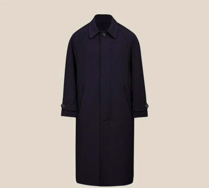 Double-Sided Wool Overcoat